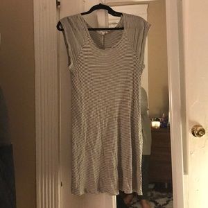 Ribbed Striped Dress (with pockets!)